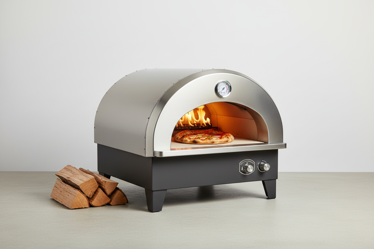 Outdoor Elevation San Francisco Hybrid Wood-Fired Oven